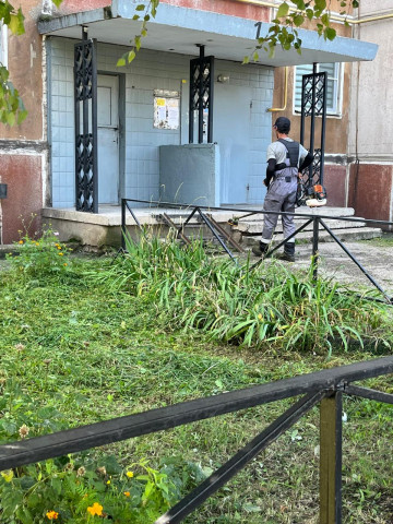 Покос травы продолжается