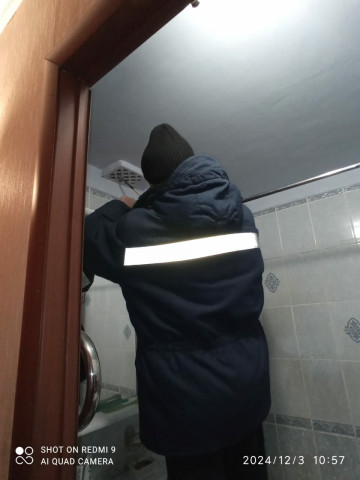 Проверка вентканалов и стояков водоотведения, горячего и холодного водоснабжения