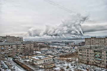 Неблагоприятные метеорологические условия в городе.